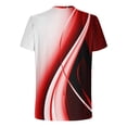 thumbnail image 4 of Mefallenssiah Hauts pour Hommes, Liquidation T-Shirt à Manches Courtes Imprimé Col Rond Mode Décontractée Manches Courtes, 4 of 5