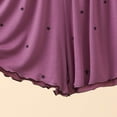 thumbnail image 5 of Hxshgdsn Ruffled Loungewear for Womens Star Printed Pajamas Shorts Elastic Waist Casual Sleepwear Bottoms Comfy Loungewear（Purple/2XL）, 5 of 6