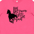 thumbnail image 4 of Inktastic Live Like Someone Left the Gate Open Horse Silhouette Youth T-Shirt, 4 of 5