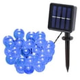 thumbnail image 1 of leyfeng Panel solar Bubble Ball String Light Control de luz 8 modos de iluminación Luz de decoración impermeable al aire libre, 1 of 8