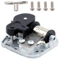 thumbnail image 3 of Musical Box Movement Parts for DIY Silver ABS Iron Material Lightweight Kit 1 Set, 3 of 4