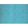 thumbnail image 1 of Ahgly Company Indoor Rectangle Oriental Light Blue Industrial Area Rugs, 5' x 7', 1 of 4