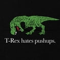 thumbnail image 2 of CafePress - T Rex Hates Pushups Maternity Dark T Shirt - Maternity Dark T-Shirt, 2 of 3