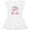 AA-White, variant on Inktastic Big Sister Unicorn Girls Toddler Dress