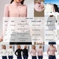 thumbnail image 5 of Diufon Winter Coats for Women Long Sleeve Full Zip Padded Warm Jackets Fall Winter Thickened Stand Collar Outerwear, 5 of 8