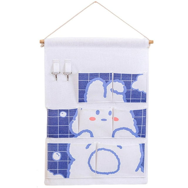 GUOOL Calendrier de l'Avent à Remplir Grand avec Poches Décorations Murales Lapin