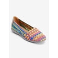 thumbnail image 2 of Comfortview Women's The Bethany Stretch Woven Slip On Flat, 2 of 6