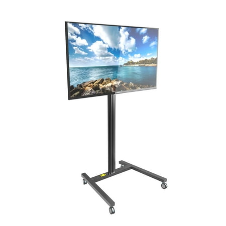 Kanto MK Series Rolling TV Stand for 37-inch to 65-inch Displays, Black