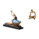 thumbnail image 1 of Figura decorativa de bailarina de ballet, estatua de bailarina, regalo de escritorio, escultura creativa de pensador abstracto para sala de estar, res, 1 of 8