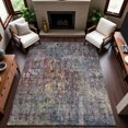 thumbnail image 6 of Addison Rugs Mayfield Premium Machine Washable Transitional Modern Pewter Rectangle Rug, 10' x 14', 6 of 6
