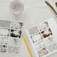 thumbnail image 5 of 1Sheet Ink Dot Background Clear Stamps for DIY Scrapbooking Broken Glass Background Silicone Stamp Seals Cracks Background Stamp for Cards Making Photo Album Journal Decoration 8.27×5.83inch, 5 of 8