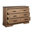 thumbnail image 5 of New Classic Furniture Coventry Hall Wood 6-Drawer Dresser in Pecan, 5 of 6