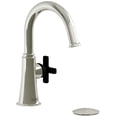 thumbnail image 1 of Riobel Mmrds01x Momenti 1.2 GPM Single Hole Bathroom Faucet - Black, 1 of 2