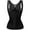 Black, variant on Waist Trainer for Women Tummy Control Workout Waist Cincher Corset Shapewear Body Shaper Adjustable Shoulder Strap