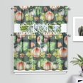 thumbnail image 2 of Harvest Season Kitchen Curtains Set with Valance Pumpkin Sunflower Pattern Autumn Aesthetic Panels, 2 of 6