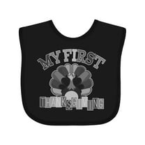 Inktastic First Thanksgiving Turkey Boys or Girls Baby Bib