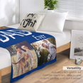 thumbnail image 5 of Gifts for Dad Custom Blankets with Photos Personalized Photo Blankets with Picture for Dad from Daughter Son for Fathers Day Gifts, Best Dad Ever Blanket Customized ,Picture Blanket Made in USA, 5 of 7