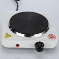 thumbnail image 3 of One Burner Portable Electric Cast Iron Griddle Adjustable Temperature for Camping Travel Outdoor Cooking (500W), 3 of 5