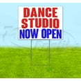 thumbnail image 1 of Dance Studio Now Open (18" x 24") Yard Sign, Includes Metal Step Stake, 1 of 6