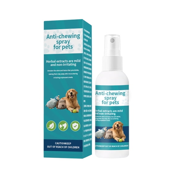 QARUN No Chew Spray for Dogs-Bitter Apple Spray for Dogs to Stop Chewing Licking of Furniture,Shoes,Bandages,Dog Training&Behavior Aids Spray,Indoor Outdoor