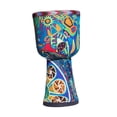 thumbnail image 1 of Tambor Djembe, instrumento musical de percusión, juguetes educativos sensoriales, tambor africano Azul, 1 of 8