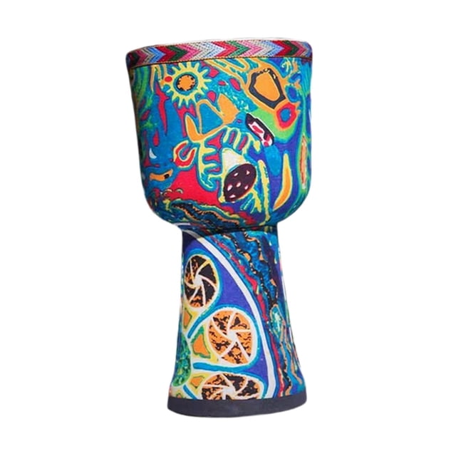 Tambor Djembe, instrumento musical de percusión, juguetes educativos sensoriales, tambor africano Azul