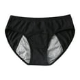 thumbnail image 3 of Lunuaoe Teen Girls Menstrual Period Panties, Leak-Proof Cotton Underwear, Mid Waist Cute Print Briefs, 3 of 4