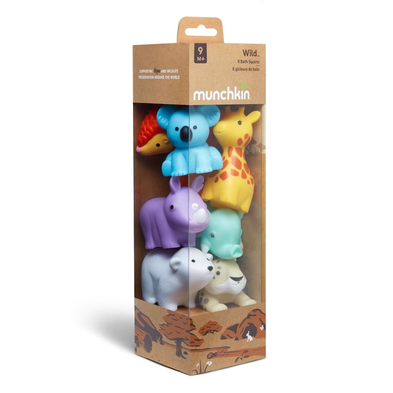 Wildlife Squirting Bath Toy Set, 8 Pack photo 5
