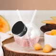 thumbnail image 3 of Transparent Glass Ball Cup with Straw for Storage Beverage Glass, 3 of 4