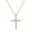 Gold, variant on Mens Women Chain Necklace Cross Wing Shinny Pendant Angel Crucifix Jesus Gift-Silver