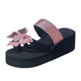 thumbnail image 2 of Sandalias de tacón con punta abierta para mujer, zapatos con lazo y punta abierta, sandalias cómodas, informales, cómodas, para la playa Wmkox8yii ytu6513, 2 of 9