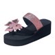 thumbnail image 2 of Sandalias de tacón con punta abierta para mujer, zapatos con lazo y punta abierta, sandalias cómodas, informales, cómodas, para la playa Wmkox8yii ytu6514, 2 of 9