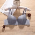 thumbnail image 2 of Arnsht Women's Summer Thin Push Up Bra Underwire Everyday Classic Fashion Lace Bras Cup Up Soft Comfort Breathable Bra Gray 38, 2 of 3