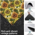 thumbnail image 3 of White Sunflower Pattern Kitchen Rugs Sets Of 3,Kitchen Runner Rugs Non Skid Washable,Decorative Kitchen Floor Mats for Kitchen,Sink,Laundry,17"x30"+ 17"x47" + 17"x59", 3 of 6