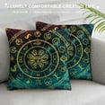 thumbnail image 3 of Orinice Zodiac Sign Numbers Circle Decorative Throw Pillow Cover 12x12in, 3 of 5
