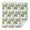 Yellow Lemon Fruit, variant on Yellow Lemon Fruit Leaves White Pattern Square Tablecloth,Waterproof Square Table Cover,Wipeable Spillproof Washable Table Cover for Home Kitchen Party Decor 42"X42"(107x107cm)