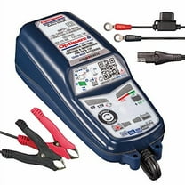 Tecmate Optimate TCMTM-321 Optimate Select 8-Step Battery Saving Charger & Maintainer with 2 Battery Voltages, Silver