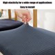 thumbnail image 5 of Xihbxyly Funda Elástica para Silla, Funda Suave de Elastano, Cojín Lavable y Extraíble, Diseño con Textura de Grano de Maíz, Ideal para Oficina, Comedor, Bar, Elegante Renovación de Muebles, Varios C, 5 of 7