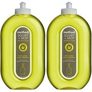 Method Squirt & Mop Hard Floor Cleaner - Lemon Ginger - 25 Fl Oz (Pack Of 2)