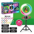 thumbnail image 5 of Canal Toys Studio Creator 360 Video Maker Kit, pantalla verde y trípode, rastreador de rostro y movimiento, anillo de luz de 10", multicolor, 5 of 5