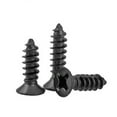 thumbnail image 5 of Monyance Cross Countersunk Screw 100 Pcs Black Stainless Steel Flat Phillips Wood Screws (0.6)(0.63X0.16X0.08Inches), 5 of 10