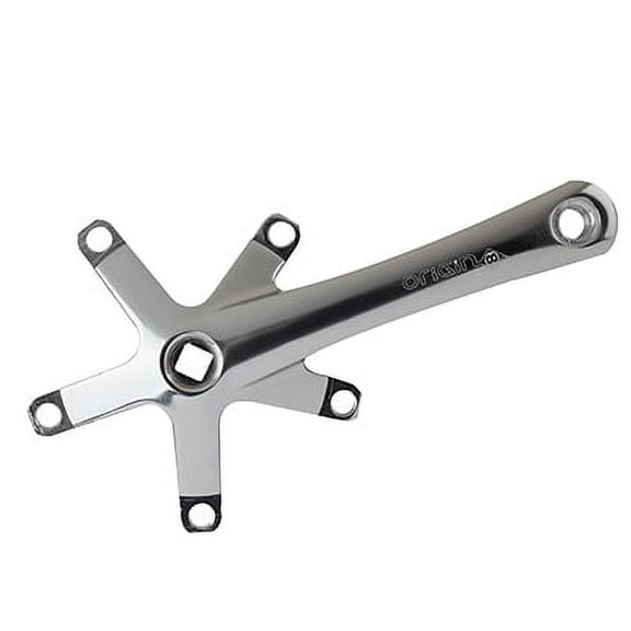 Origin8 Alloy Triple Crank Arm Set 165mm Aluminum 113.5mm JIS Square Taper