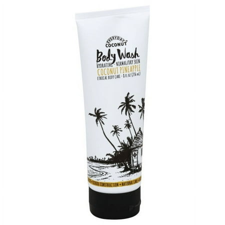Alaffia Body Wash, Coconut Pineapple 8 oz