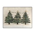 thumbnail image 5 of Yayeee Area Rugs for Living Room 5.2'x4' Non Slip Washable Bedroom Floor Carpet, Christmas Stars, 5 of 5