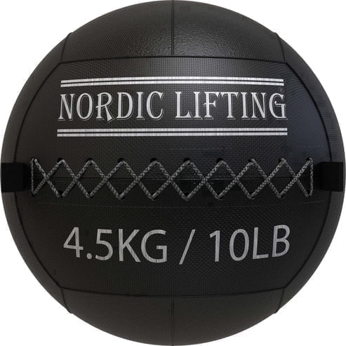 Nordic Lifting Wall Ball for CrossFit & Fitness - 10 Lbs- Medicine Ball for Gym and Strength Training