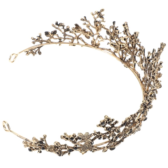 FRCOLOR Jeweled Crown Women Wedding Tiara Sparkling Crown Elegant Costume Accessory