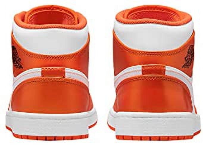 Buy Nike Men's AIR Jordan 1 MID SE Electro Orange/Black-White