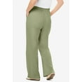 thumbnail image 2 of Woman Within Plus Size Petite 7-Day Knit Wide-Leg Pant, 2 of 6