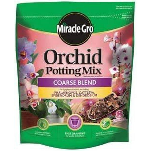 Miracle Gro 74778300 8 Qt Orchid Potting Mix Coarse Blend 0.170.050