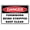 Warning Sign 5, variant on Danger Formwork Being Stripped Keep Clear Sign - 8"x12" Tin Metal Sign for Garden Yard Wall Decor